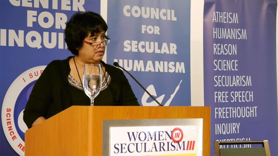 Women in Secularism 3 speaker